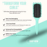 Curly Hair Brush – Light Blue