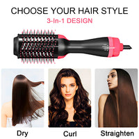 Rotating Hair Brush Dryer  3 in 1 – The All-in-One Solution for Perfect Hair