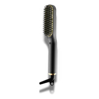 Hot brush hair straightener for smooth, frizz-free hair
