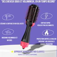 Brosse brushing chauffante: séchez, coiffez et donnez du volume en une seule étape 