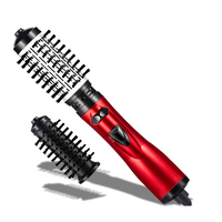 Rotating hair dryer brush for fast and smooth styling
