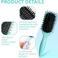 Curly Hair Brush – Light Blue